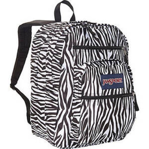 zebra print backpack